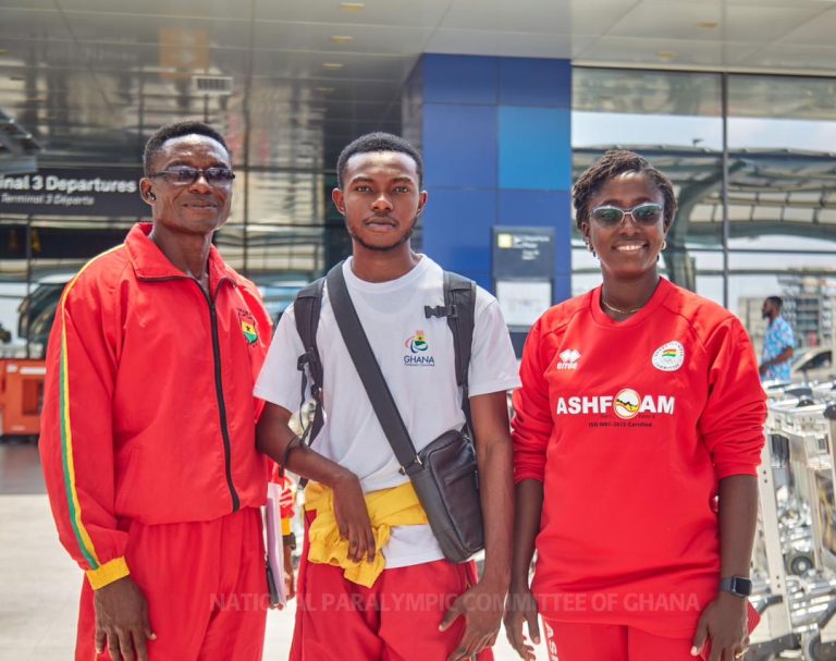 DisabilityNewsGH.com-Ghana Par-Athletic Team Leaves For Commonwealth Games training camp