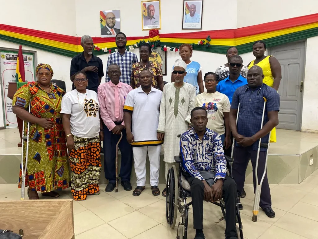 DisabilityNewsGH.com-Ga West Disability Groups Secure Historic Transparency in Common Fund Management