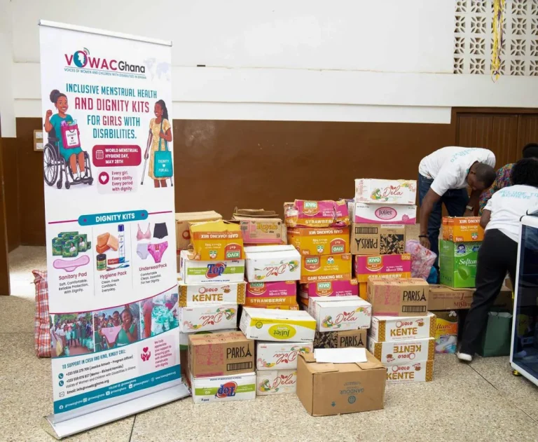 VOWACGhana Launches Dignity Kits Bank in Special Schools, Appeals for Public Support