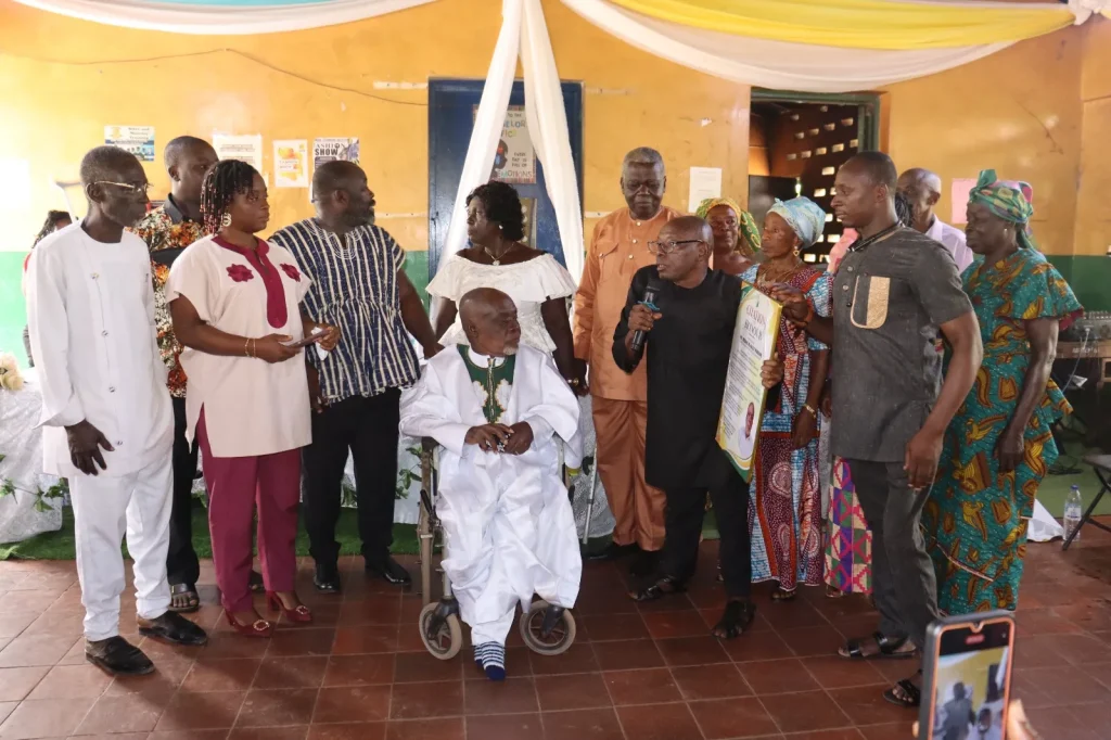 Ashanti Physically Disabled Association Honours Last Surviving National Founder, 81-Year-Old Michael De-Graft Wereko