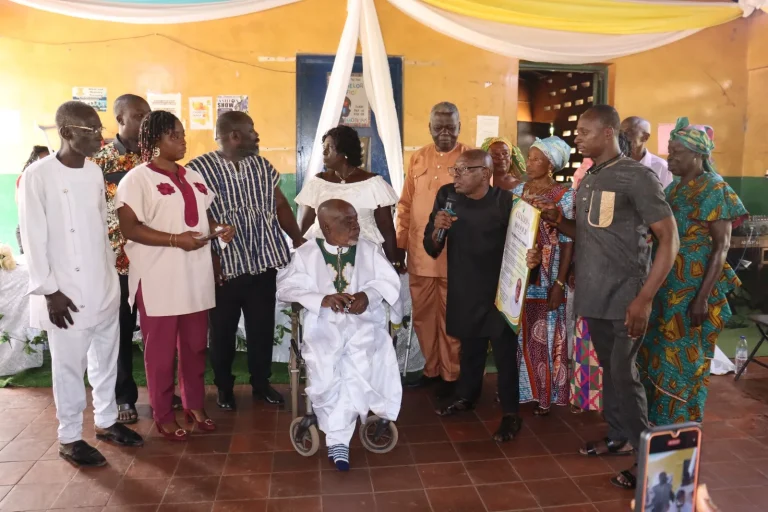 Ashanti Physically Disabled Association Honours Last Surviving National Founder, 81-Year-Old Michael De-Graft Wereko