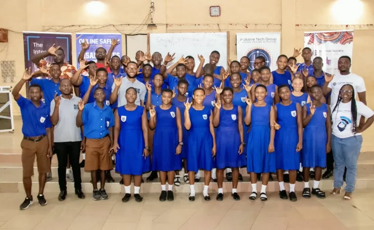 ISOC Ghana, Inclusive Tech Group Train Special School Learners on Online Safety