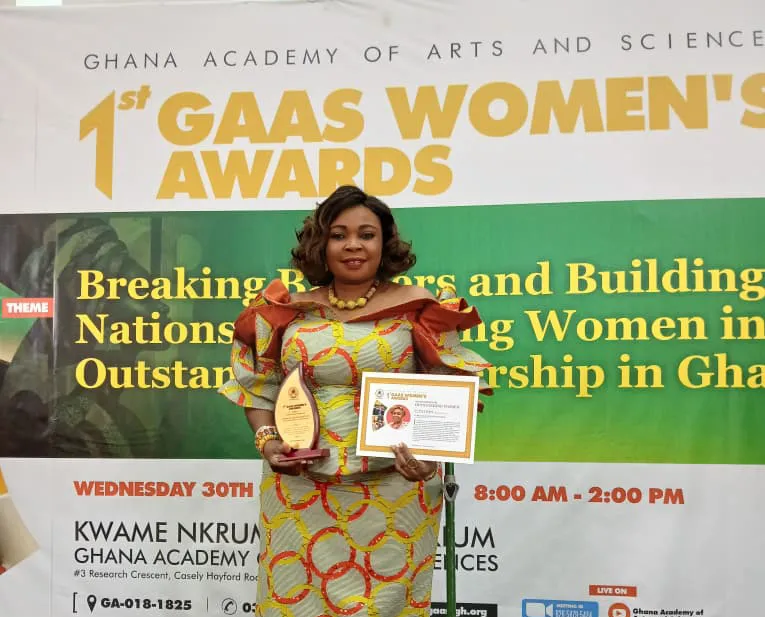 Veronica Kofiedu Honoured at Maiden GAAS Women’s Awards, Dedicates Award to Women with Disabilities